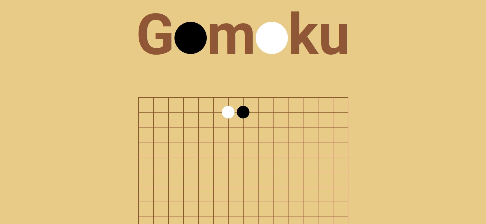 Gomoku running on PLAY (phone)