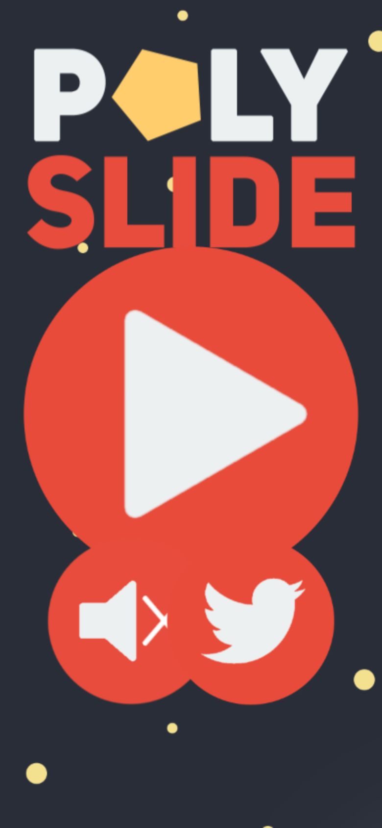 PolySlide running on PLAY (phone)
