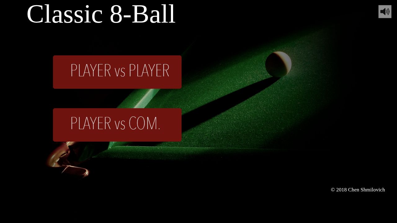 Classic Pool running on PLAY (desktop)