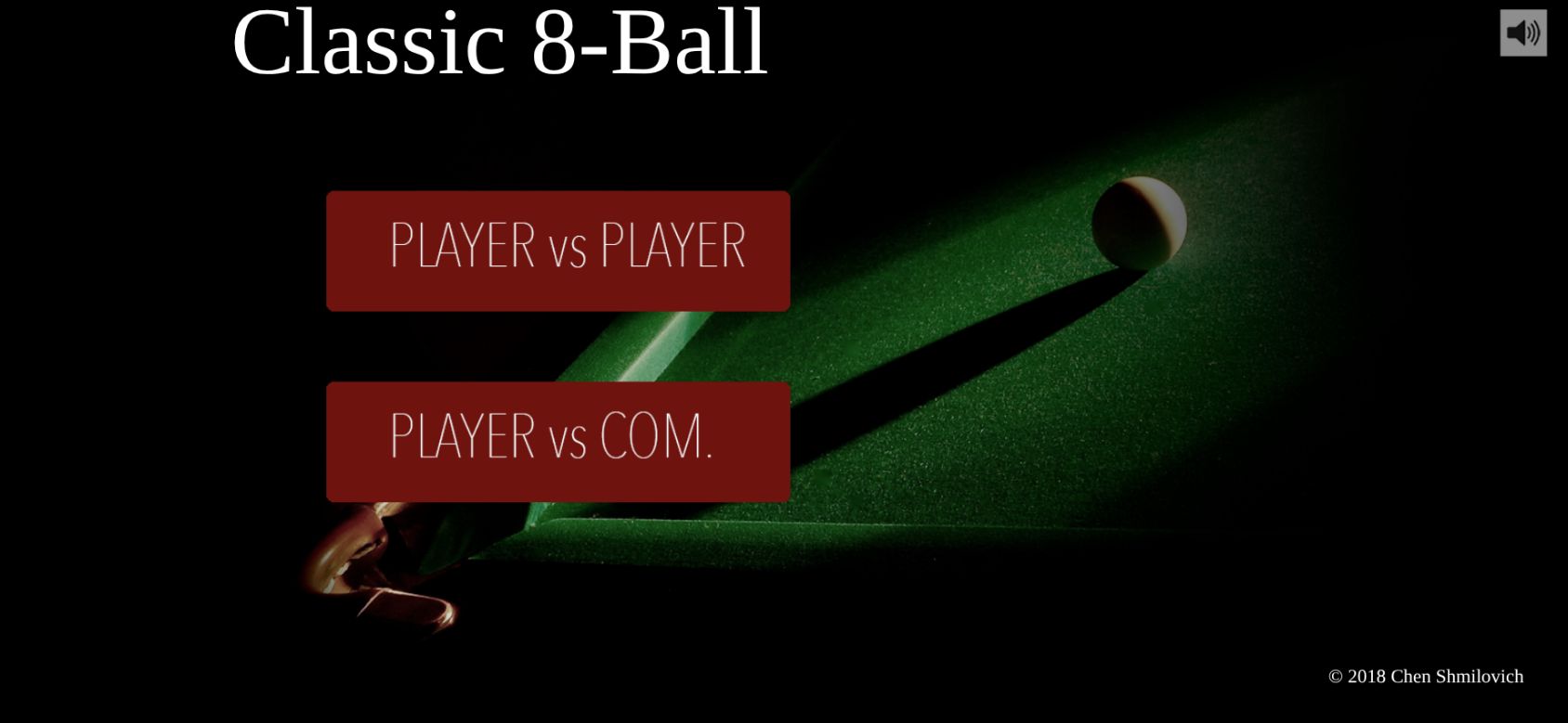 Classic Pool running on PLAY (phone)