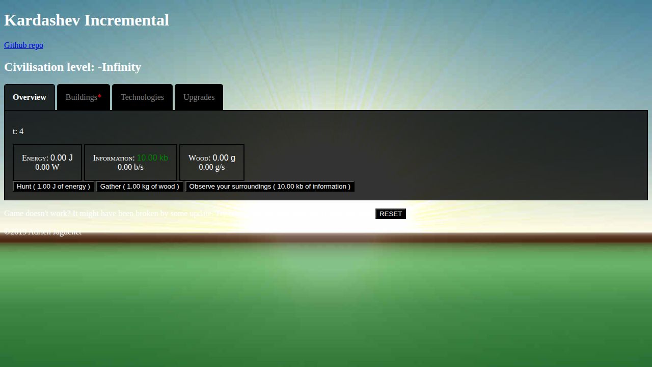 Kardashev Incremental running on PLAY (desktop)