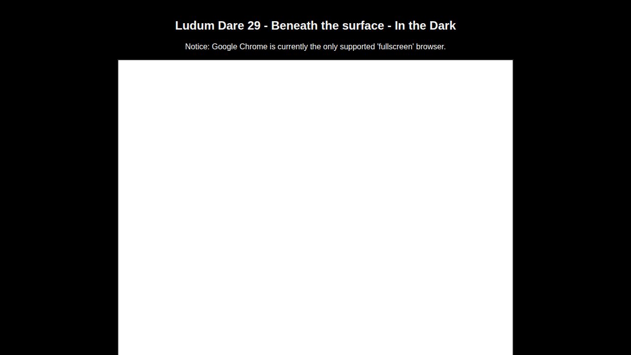 In The Dark running on PLAY (desktop)