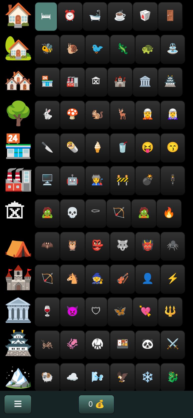 Emoji Tactics running on PLAY (phone)