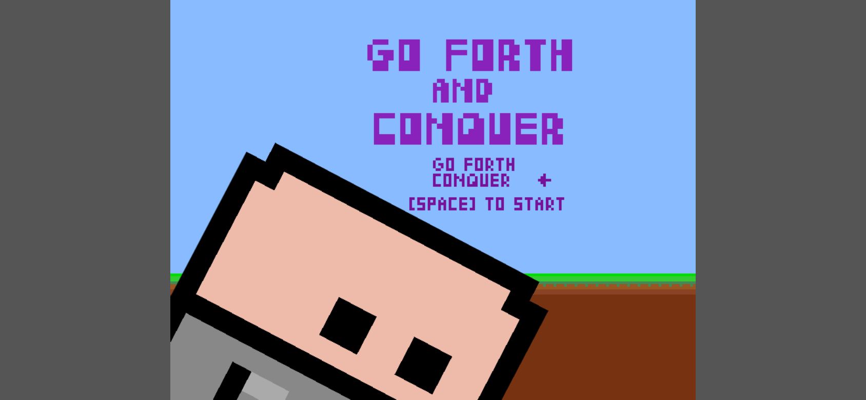 Go Forth and Conquer running on PLAY (phone)