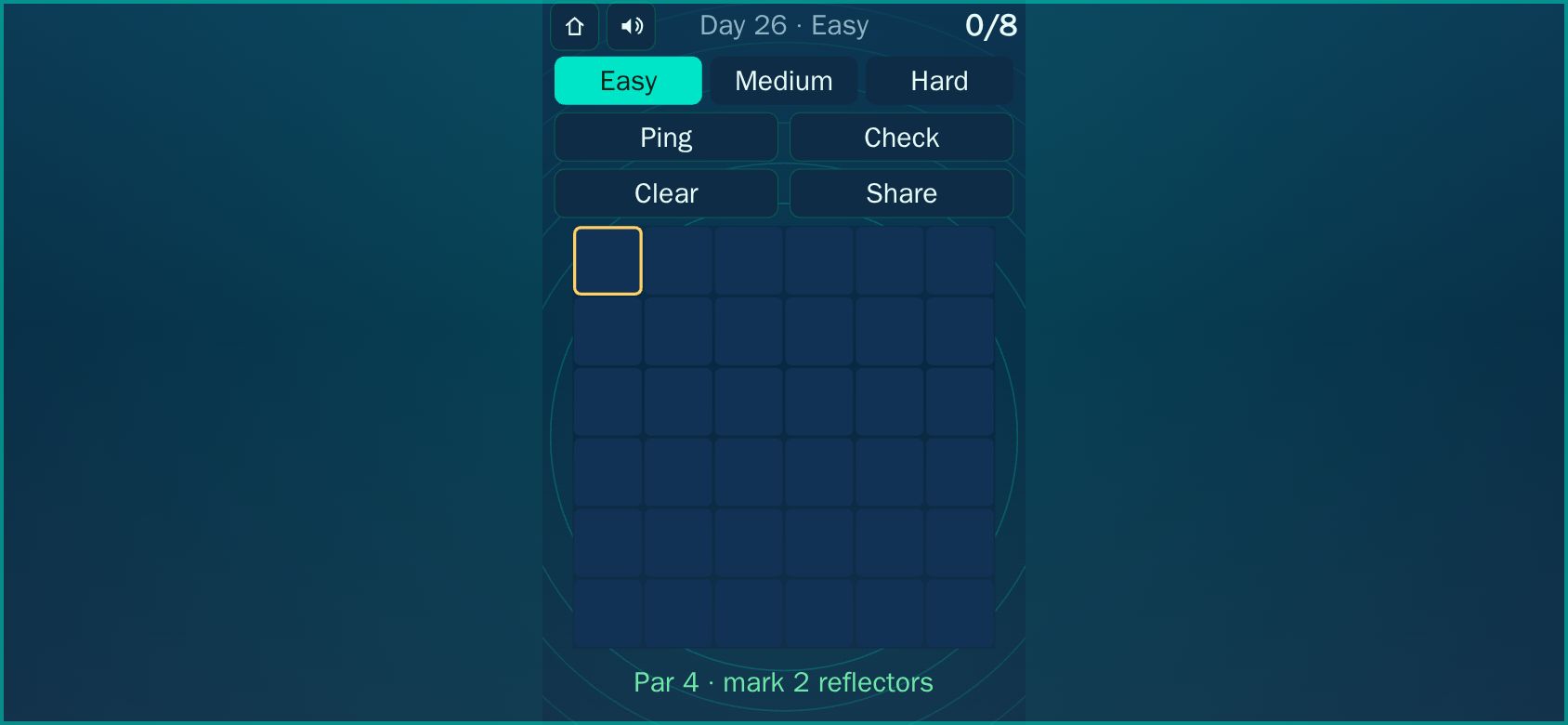 Echo Sounding running on PLAY (phone)