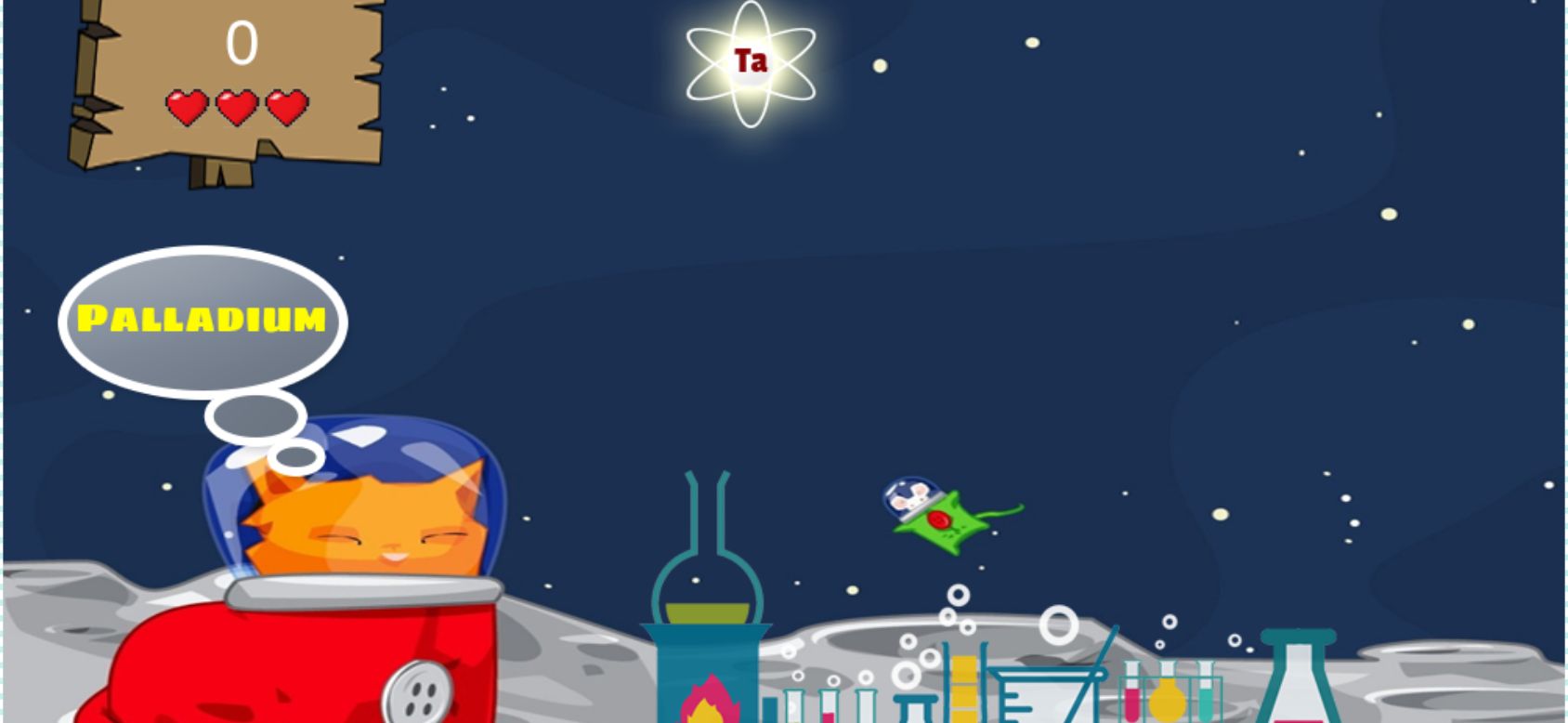 Atom's Game running on PLAY (phone)