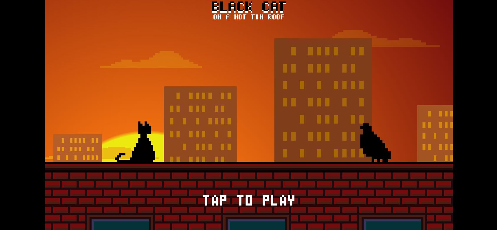 Black Cat on a Hot Tin Roof running on PLAY (phone)