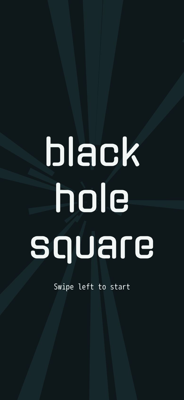 Black Hole Square running on PLAY (phone)