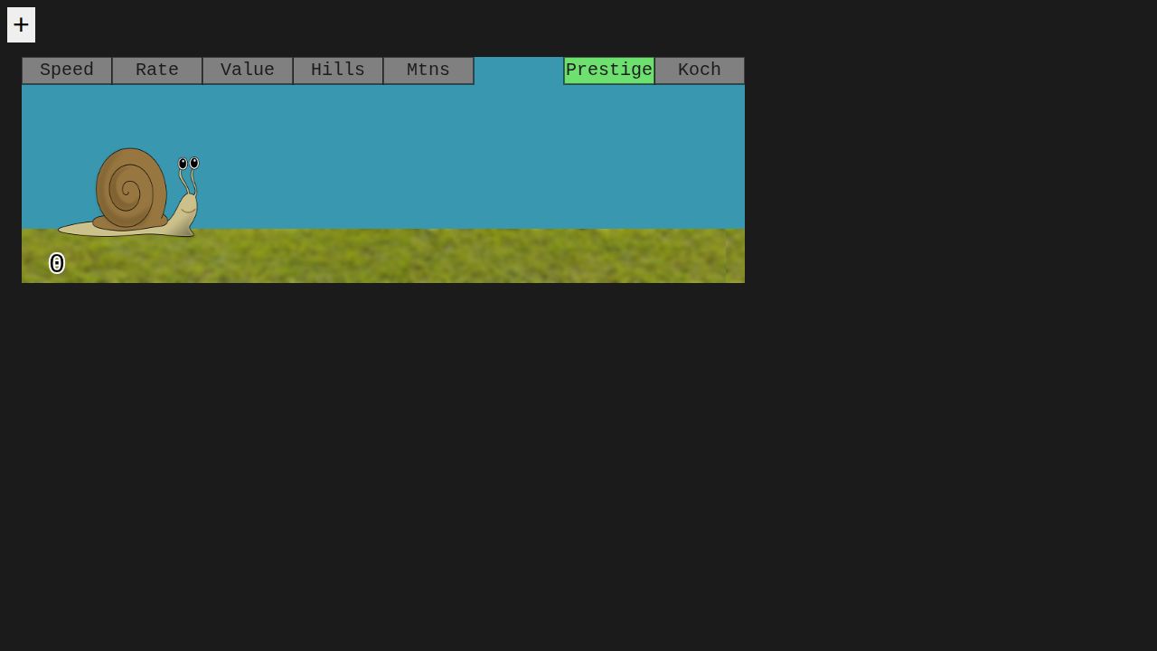 Snail Game running on PLAY (desktop)
