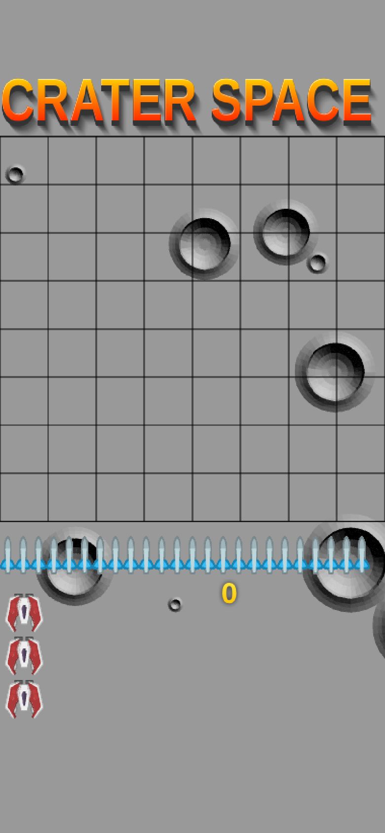 Crater Space running on PLAY (phone)