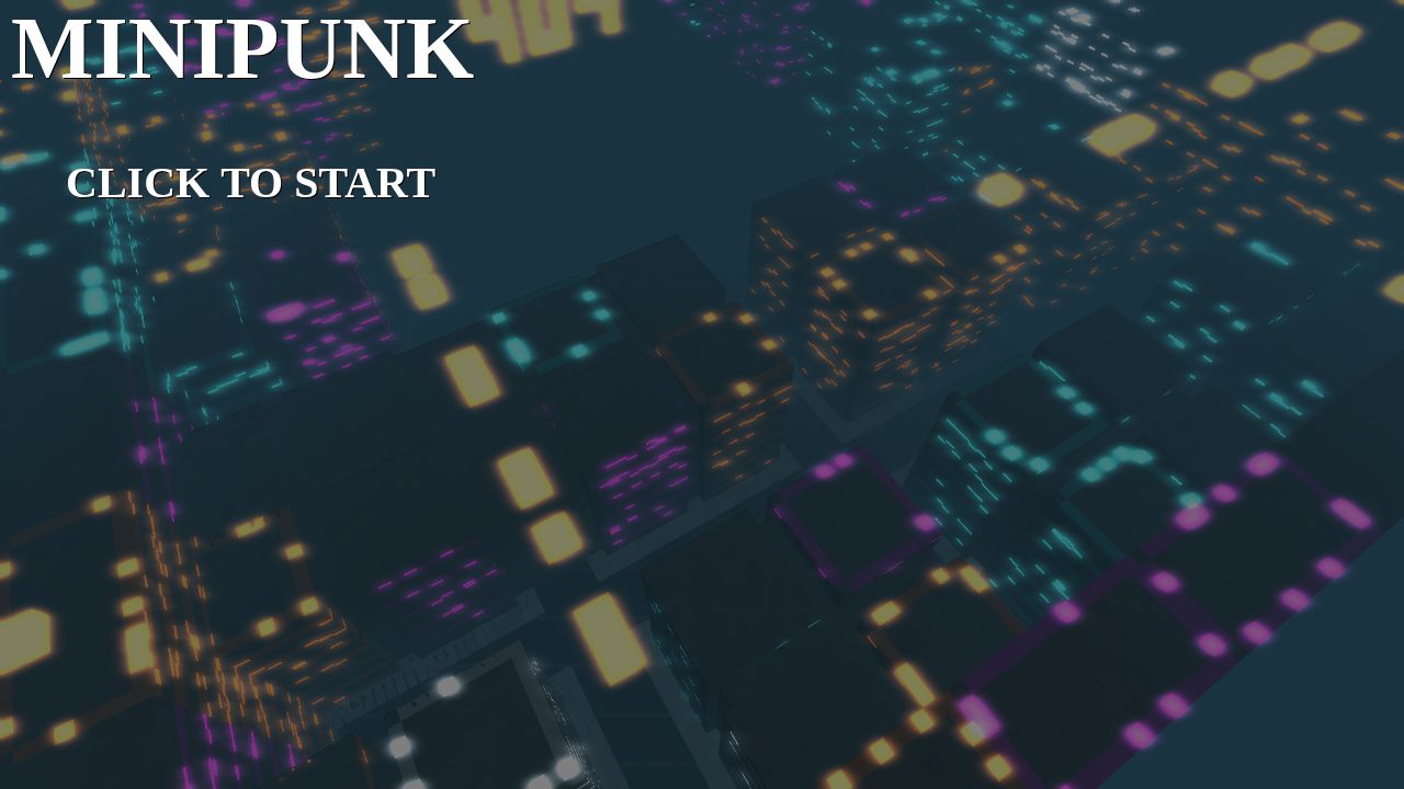 Minipunk running on PLAY (desktop)