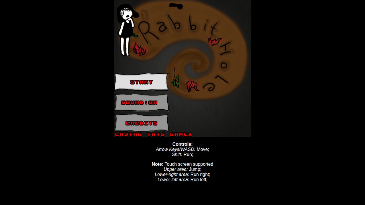 Rabbit Hole running on PLAY (desktop)