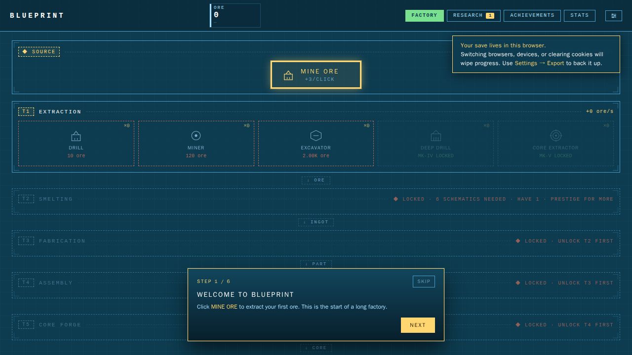 Blueprint running on PLAY (desktop)