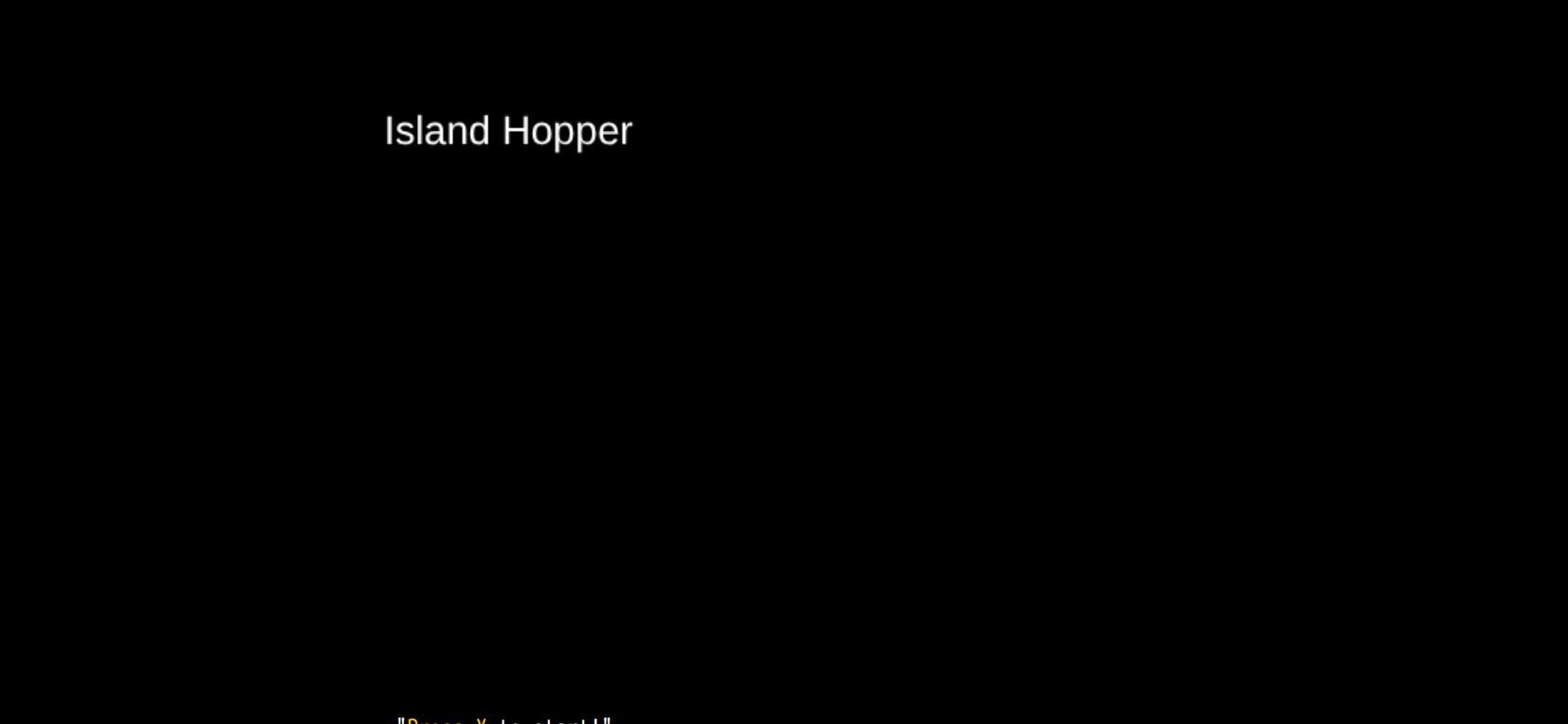 Island Hopper running on PLAY (phone)