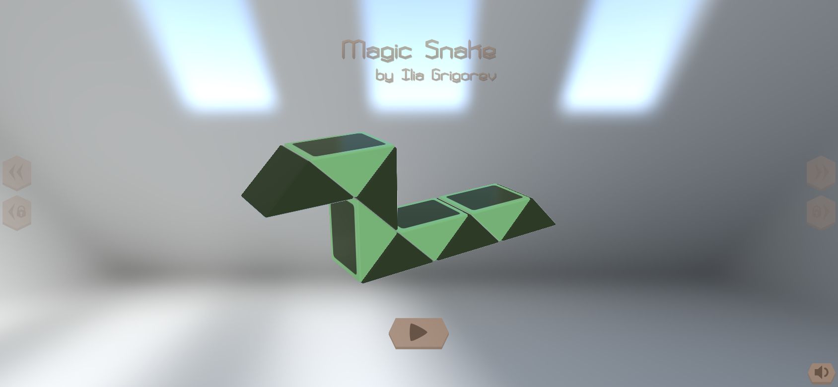 Magic Snake running on PLAY (phone)