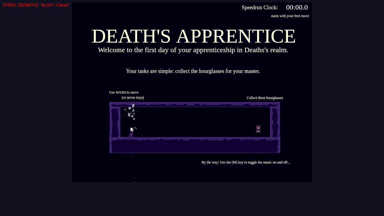 Death's Apprentice running on PLAY (desktop)