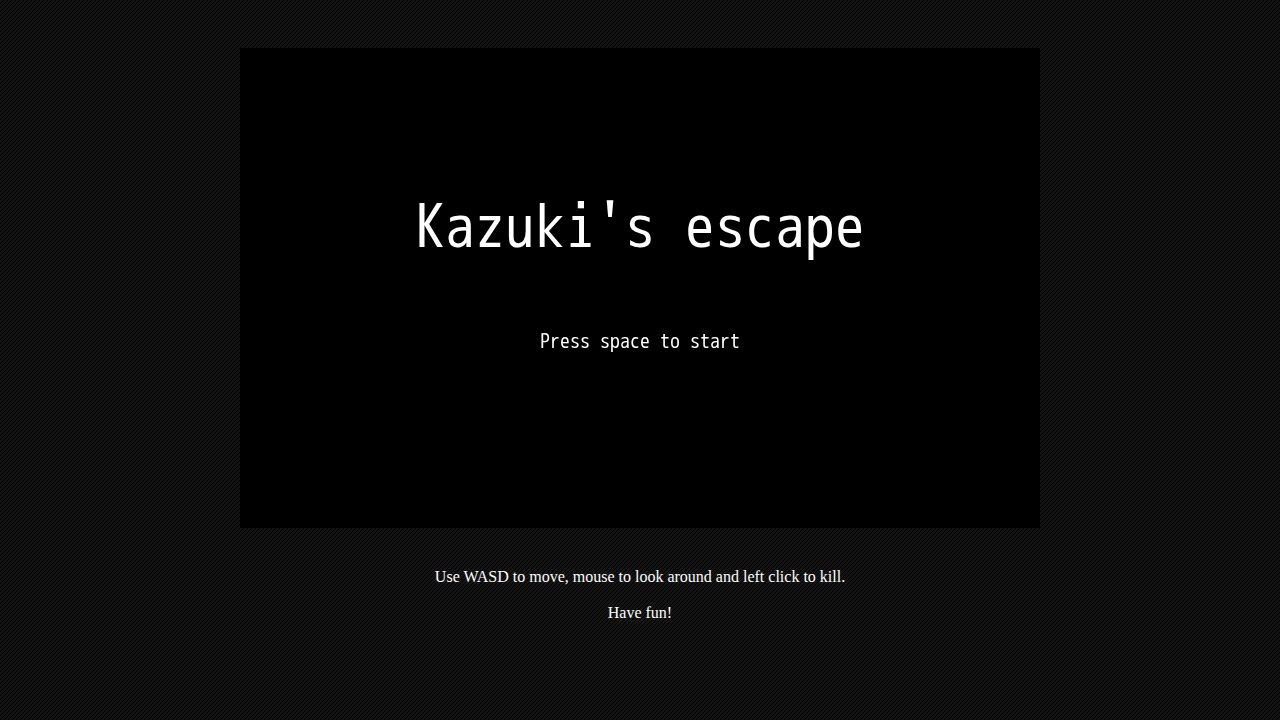 Kazuki's Escape running on PLAY (desktop)