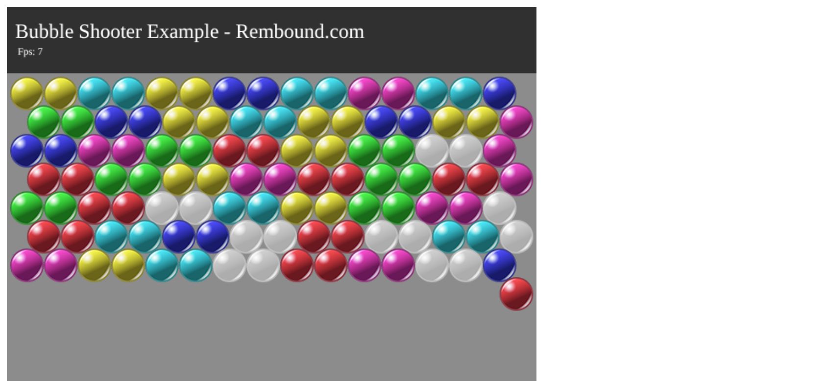 Bubble Shooter running on PLAY (phone)