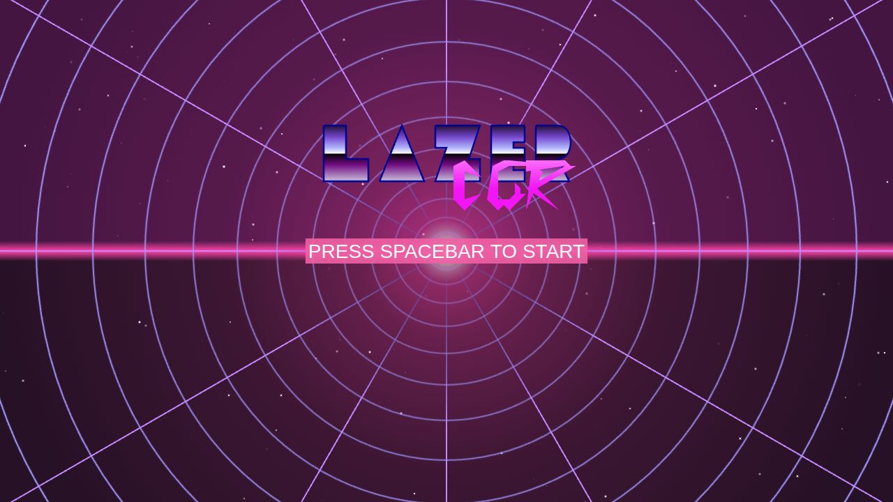 Lazer Car running on PLAY (desktop)