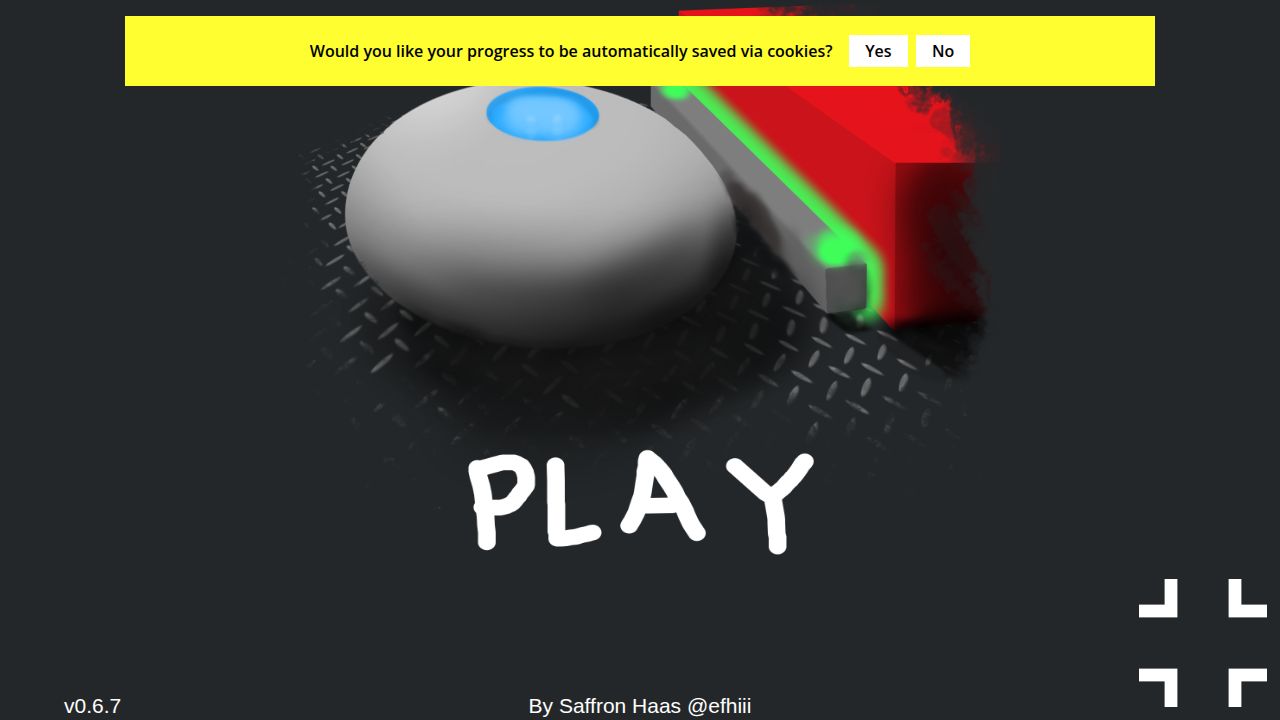 Shapush running on PLAY (desktop)