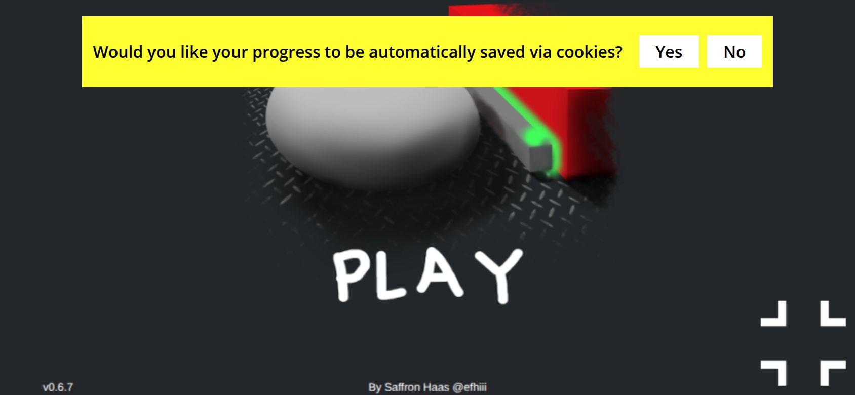 Shapush running on PLAY (phone)