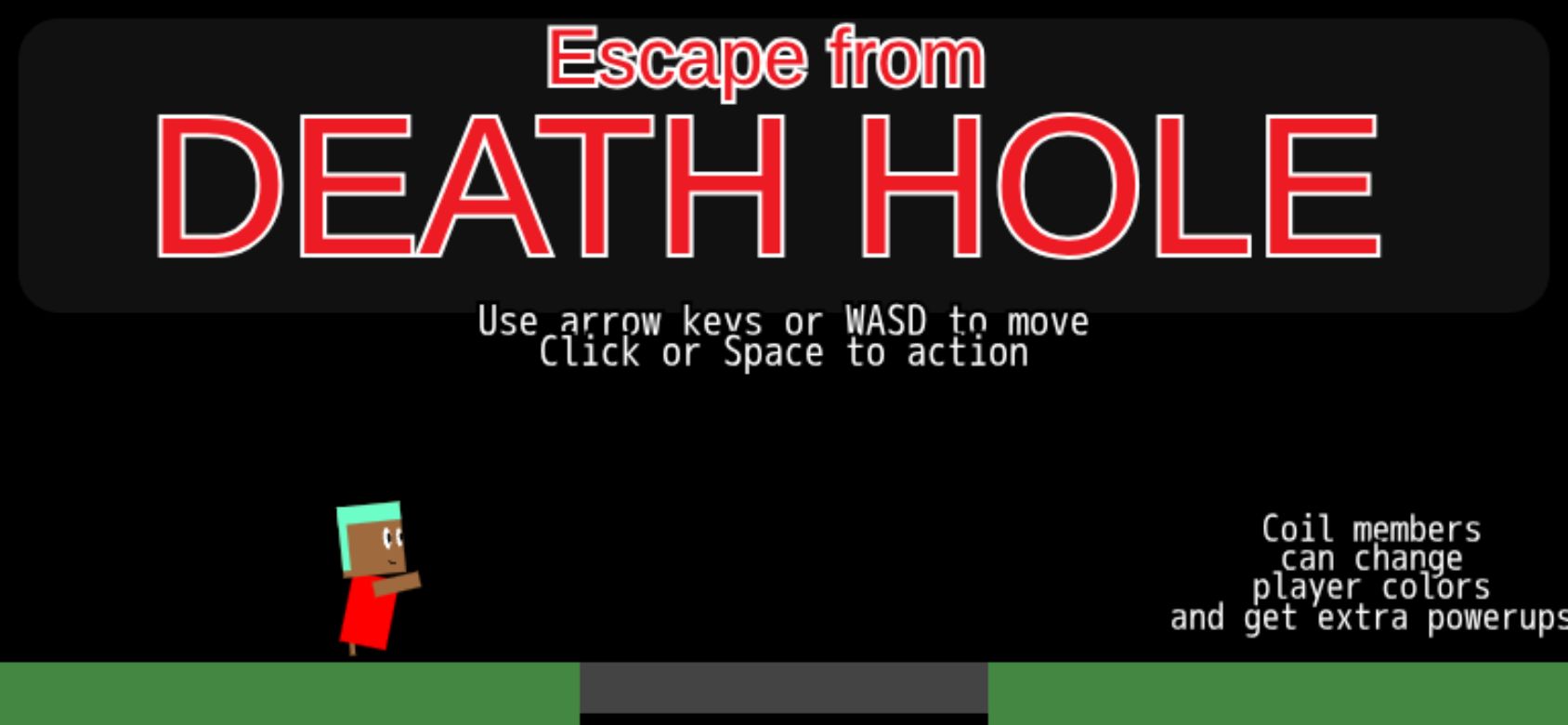 Escape from Death Hole running on PLAY (phone)