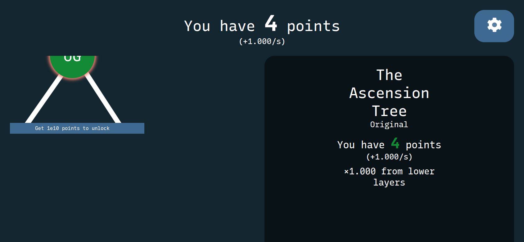 The Ascension Tree running on PLAY (phone)