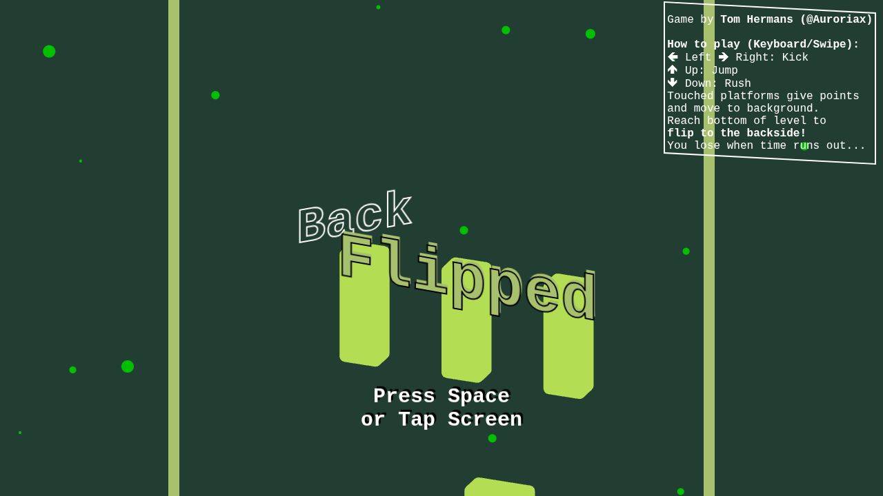 BackFlipped running on PLAY (desktop)