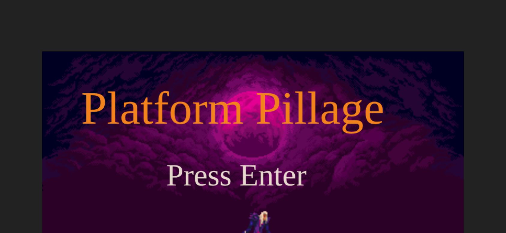 HTML5 Platformer from Scratch running on PLAY (phone)