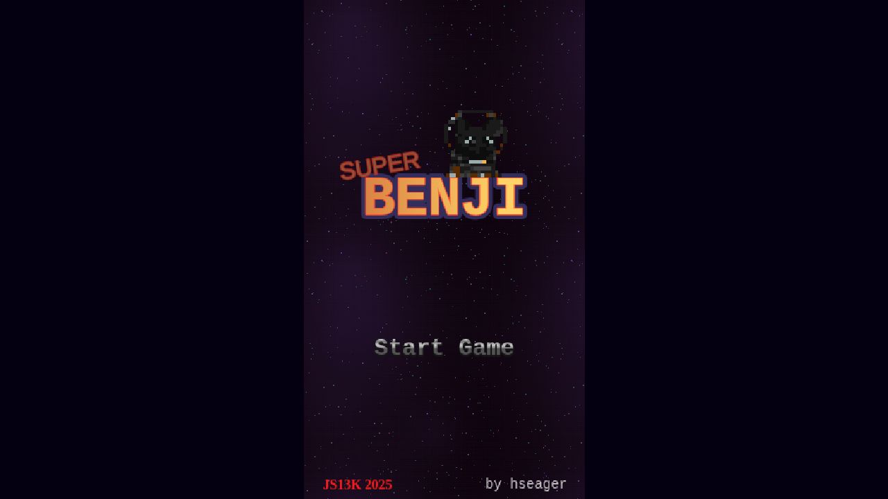 Super Benji running on PLAY (desktop)