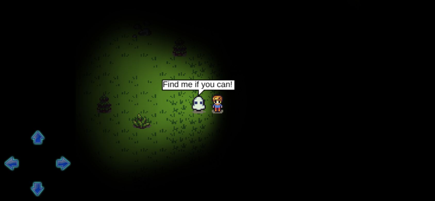 Hide and Seek running on PLAY (phone)