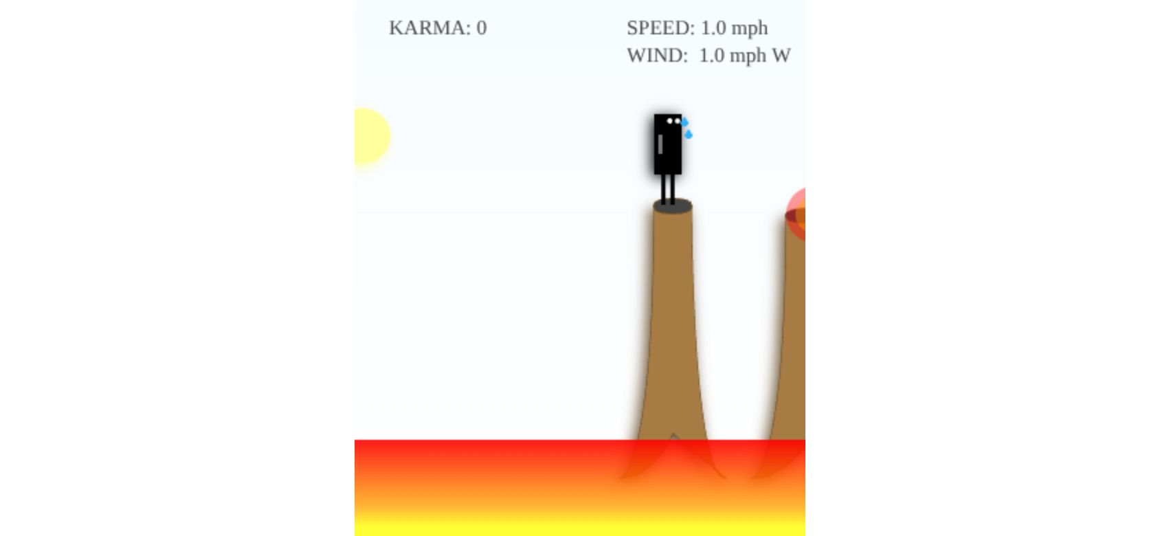 Save the Forest running on PLAY (phone)