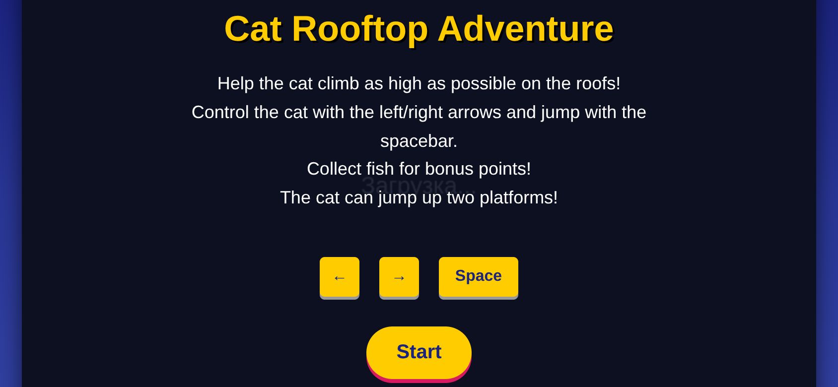 Cat Rooftop Adventure running on PLAY (phone)