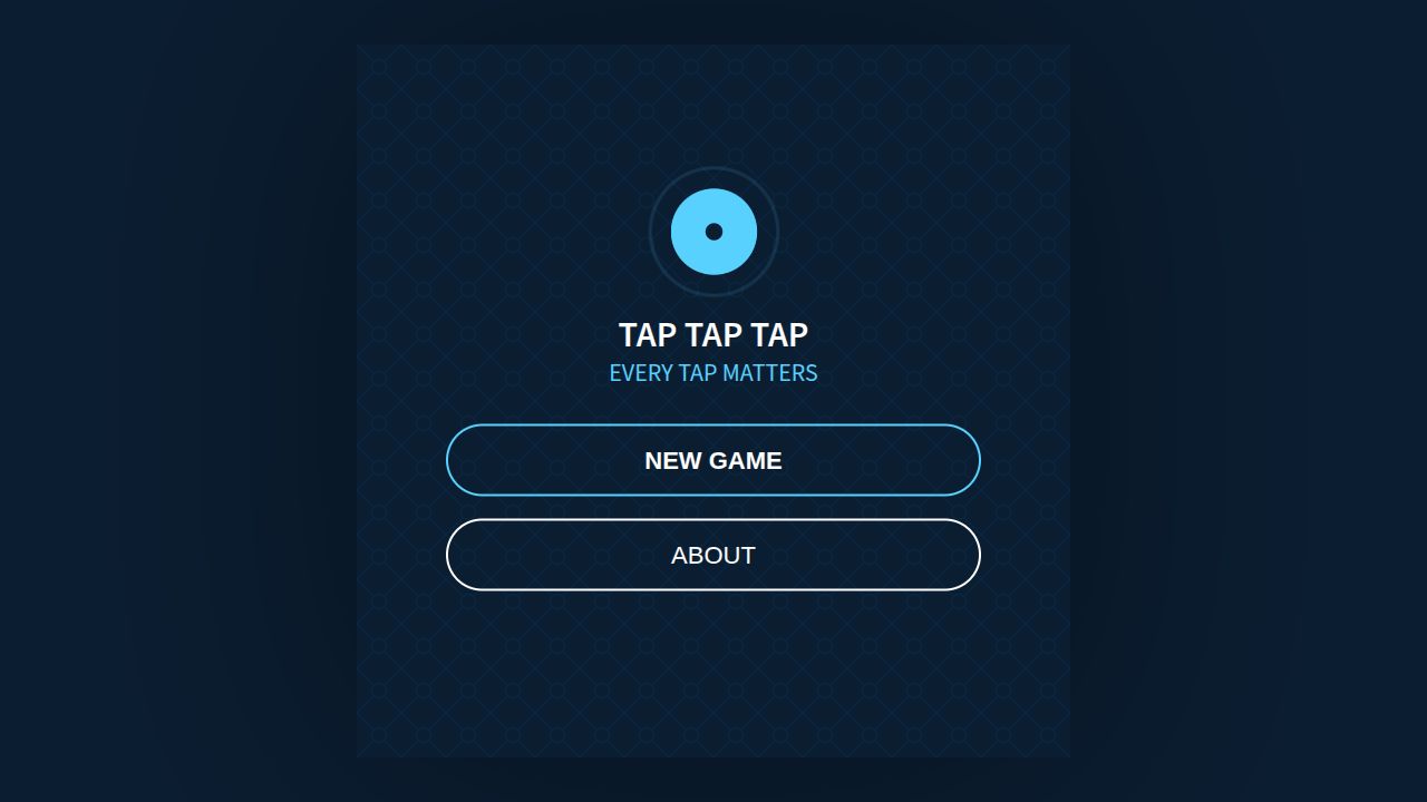 Tap Tap Tap running on PLAY (desktop)