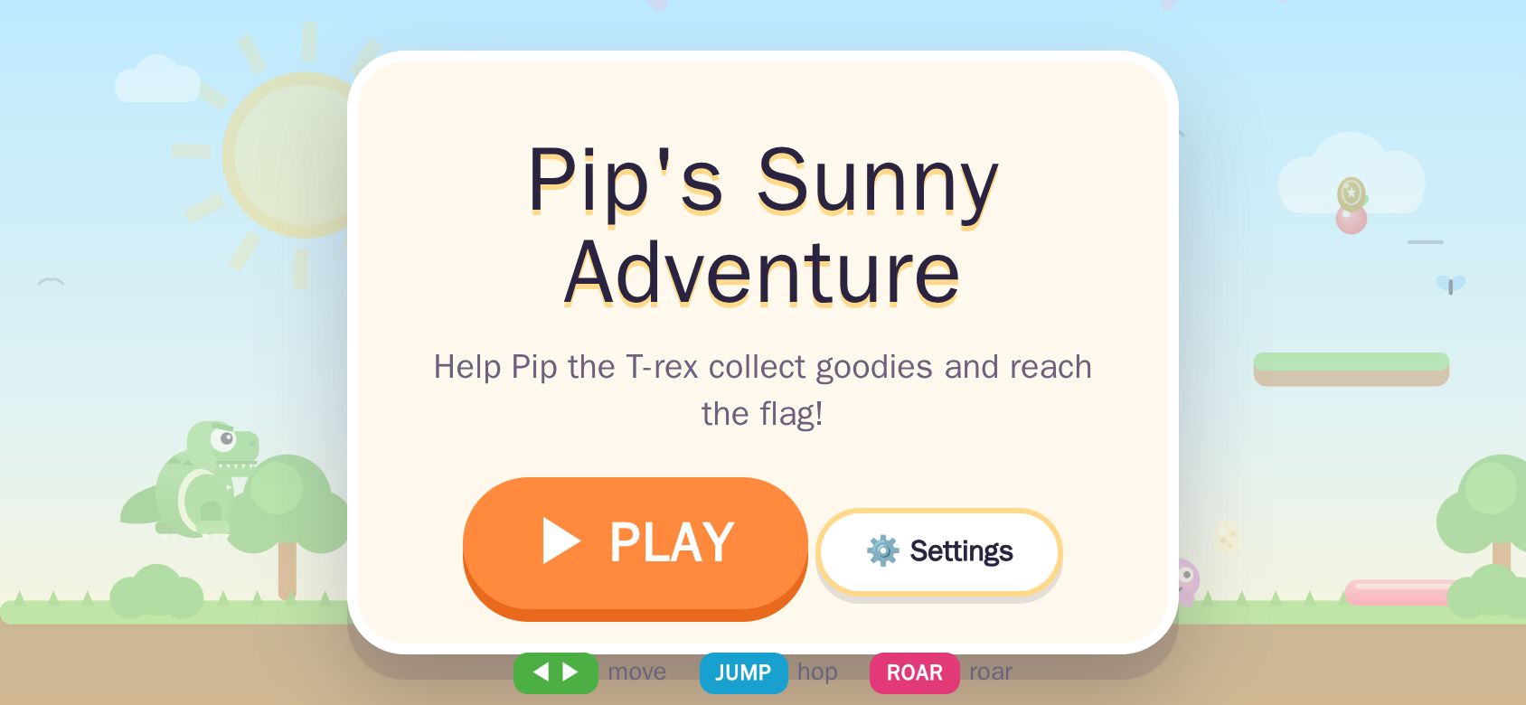 Pip's Sunny Adventure running on PLAY (phone)