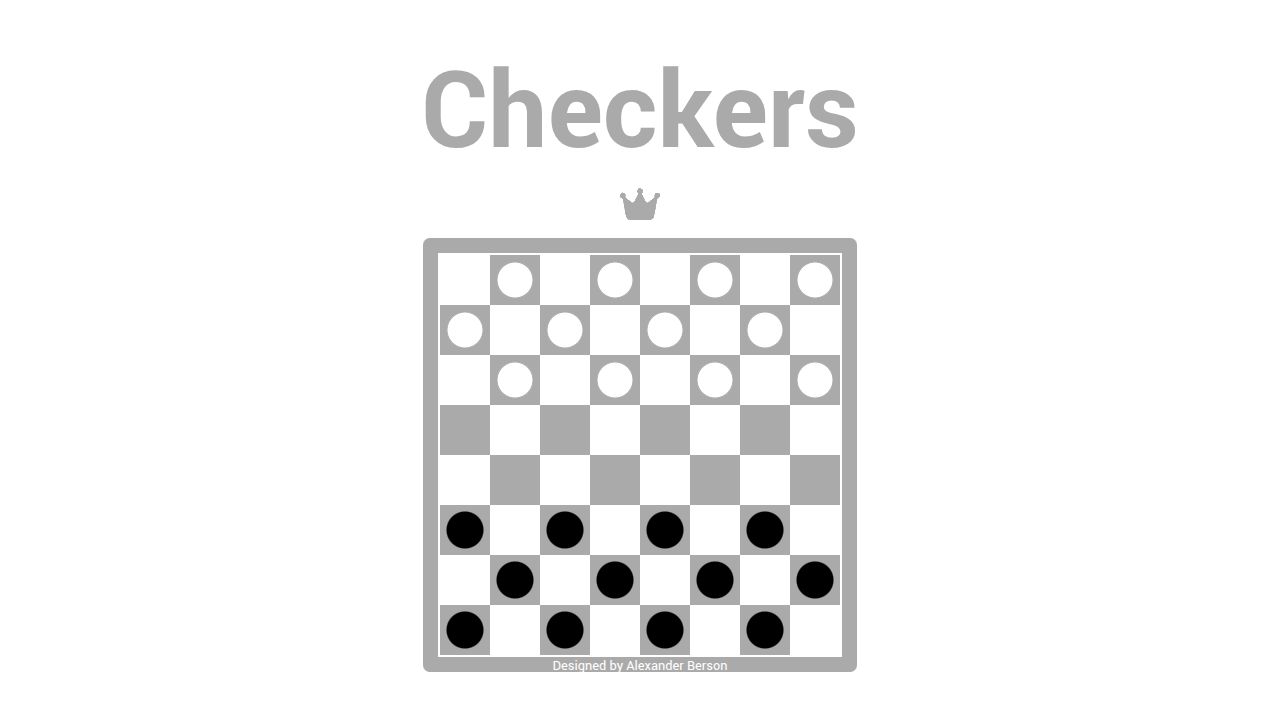 Checkers running on PLAY (desktop)