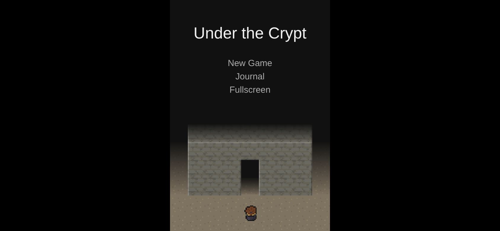 Under the Crypt running on PLAY (phone)