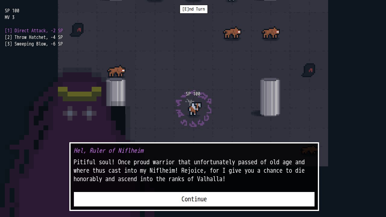 Hel's Trial running on PLAY (desktop)