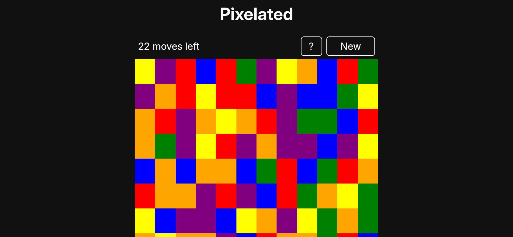 Pixelated running on PLAY (phone)
