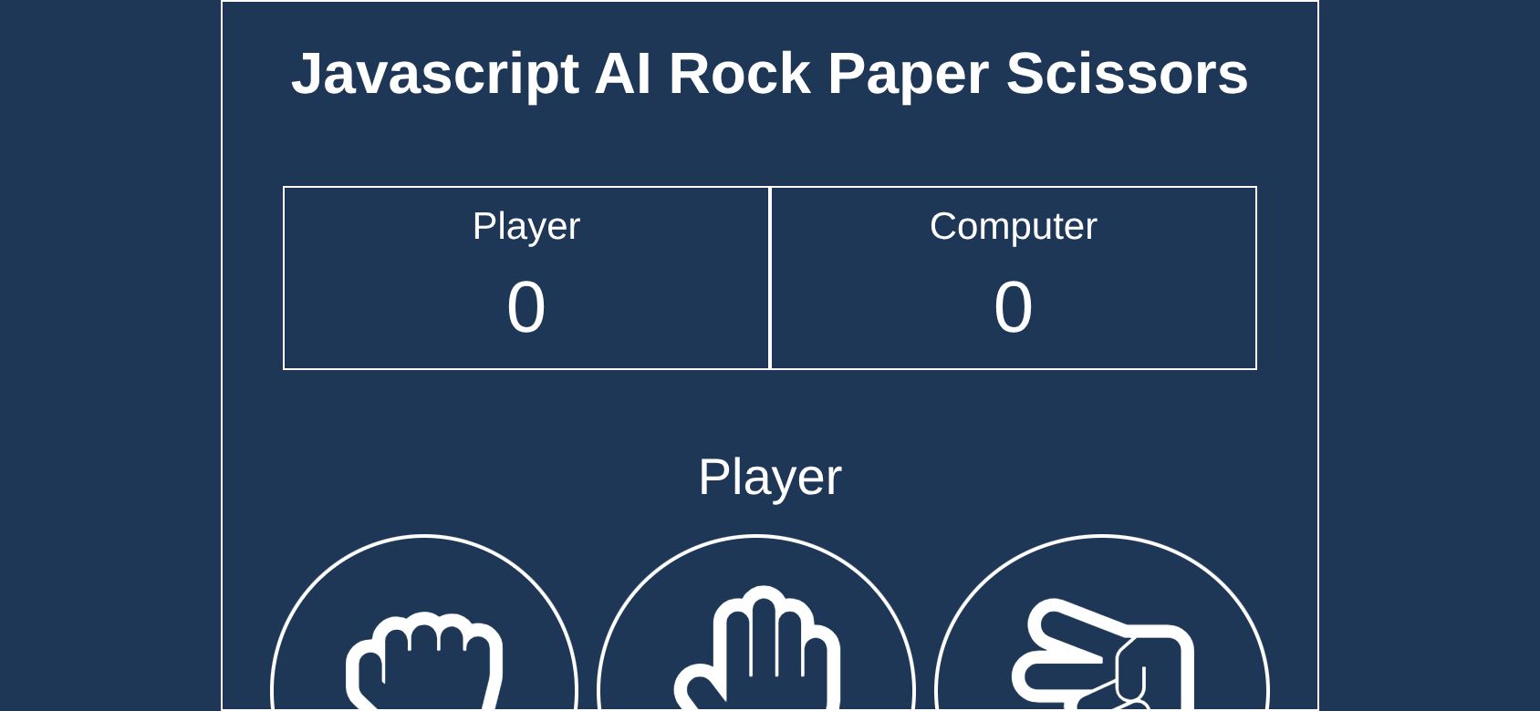 AI Rock Paper Scissors running on PLAY (phone)