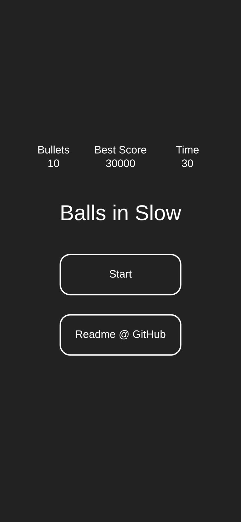 Balls in Slow running on PLAY (phone)