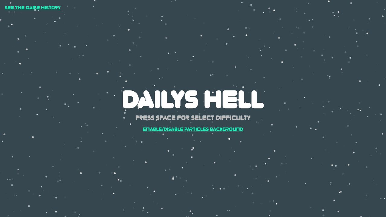 Dailys Hell running on PLAY (desktop)
