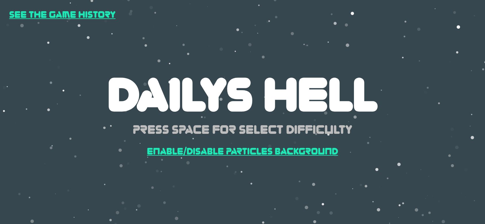 Dailys Hell running on PLAY (phone)