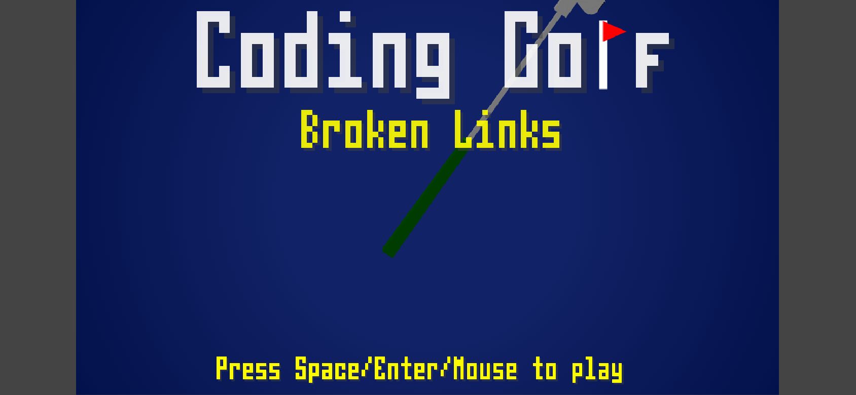 Coding Golf - Broken Links running on PLAY (phone)