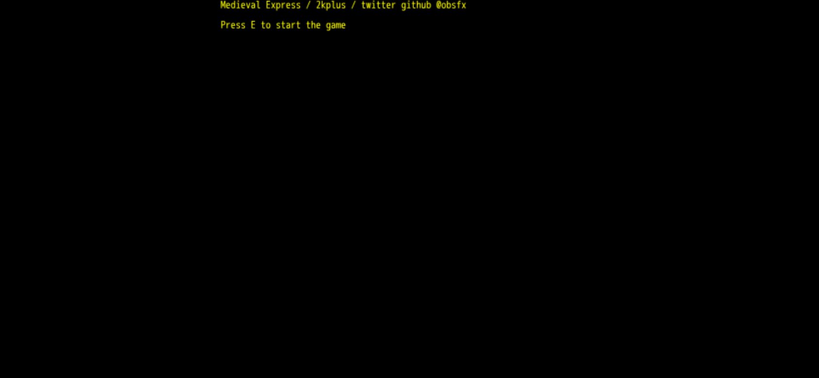 Medieval Express running on PLAY (phone)