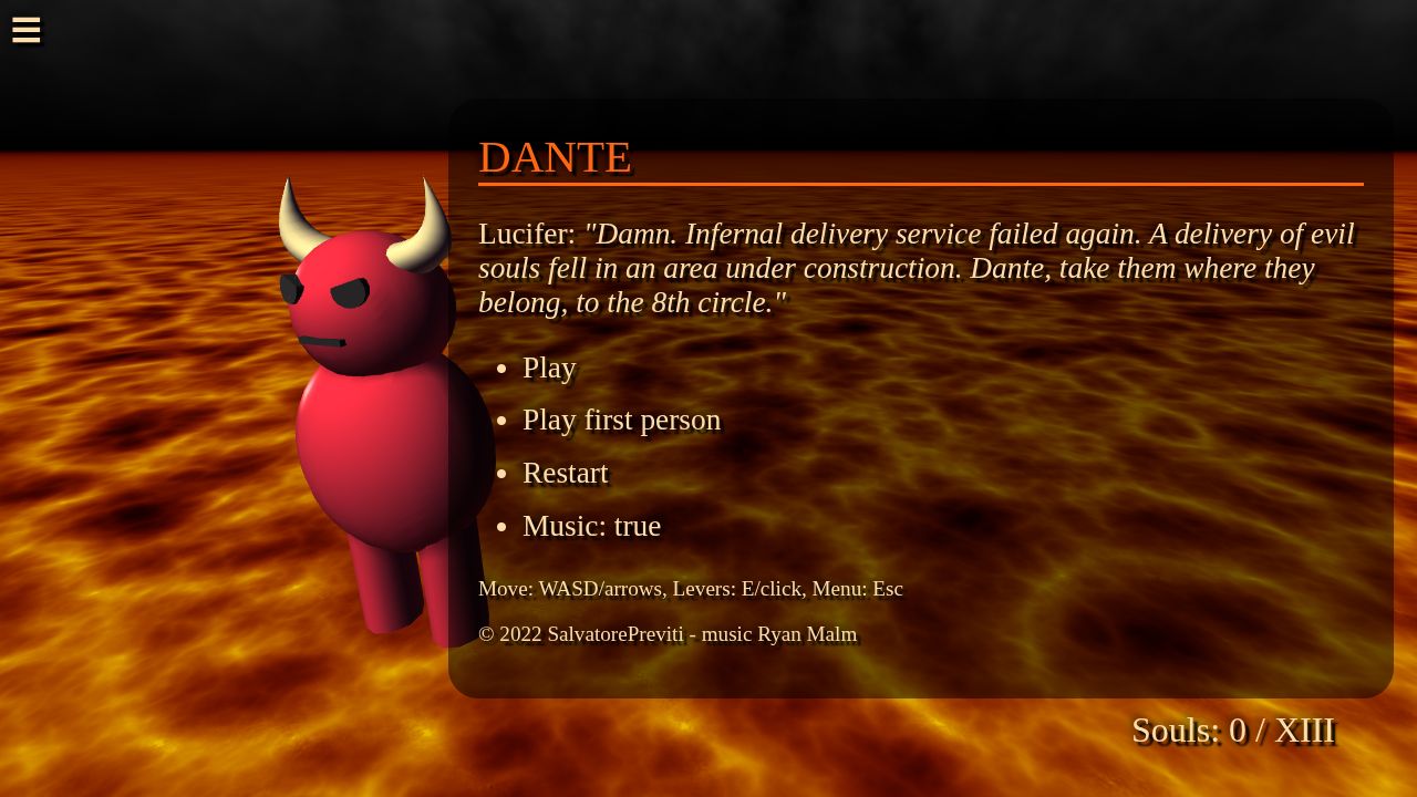 Dante running on PLAY (desktop)