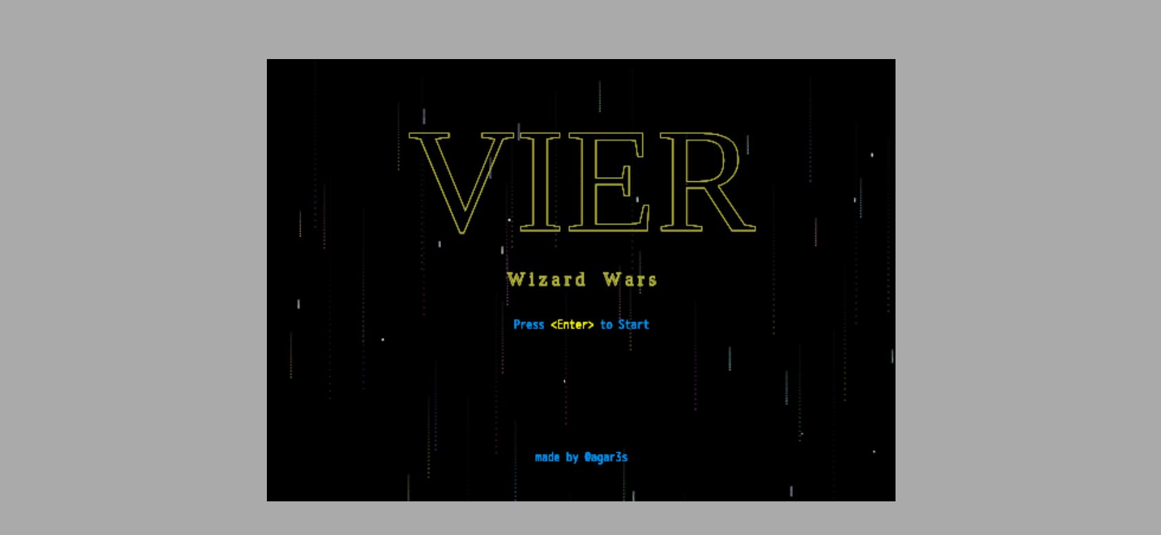 Vier running on PLAY (phone)