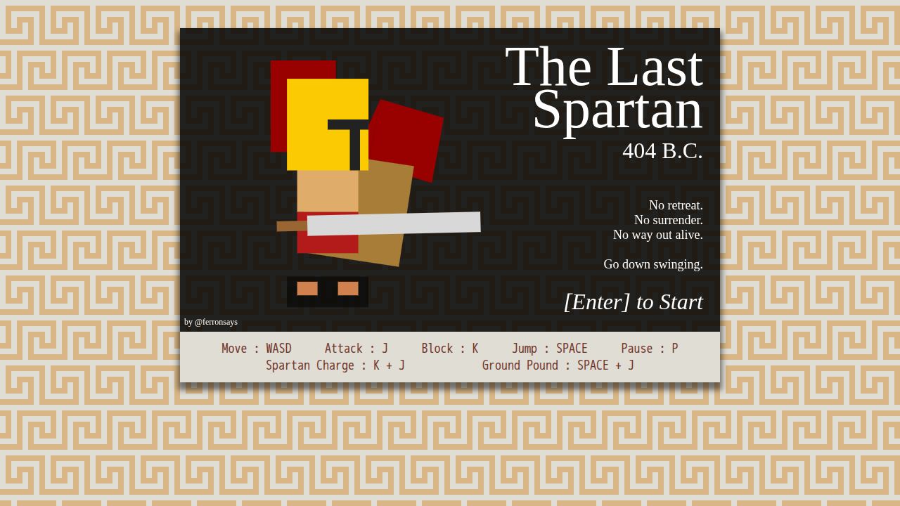 The Last Spartan running on PLAY (desktop)