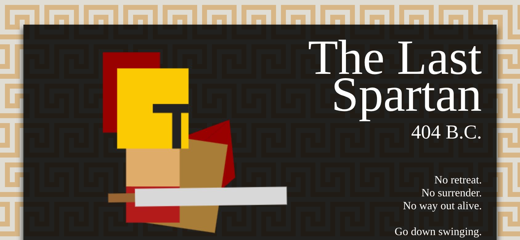 The Last Spartan running on PLAY (phone)