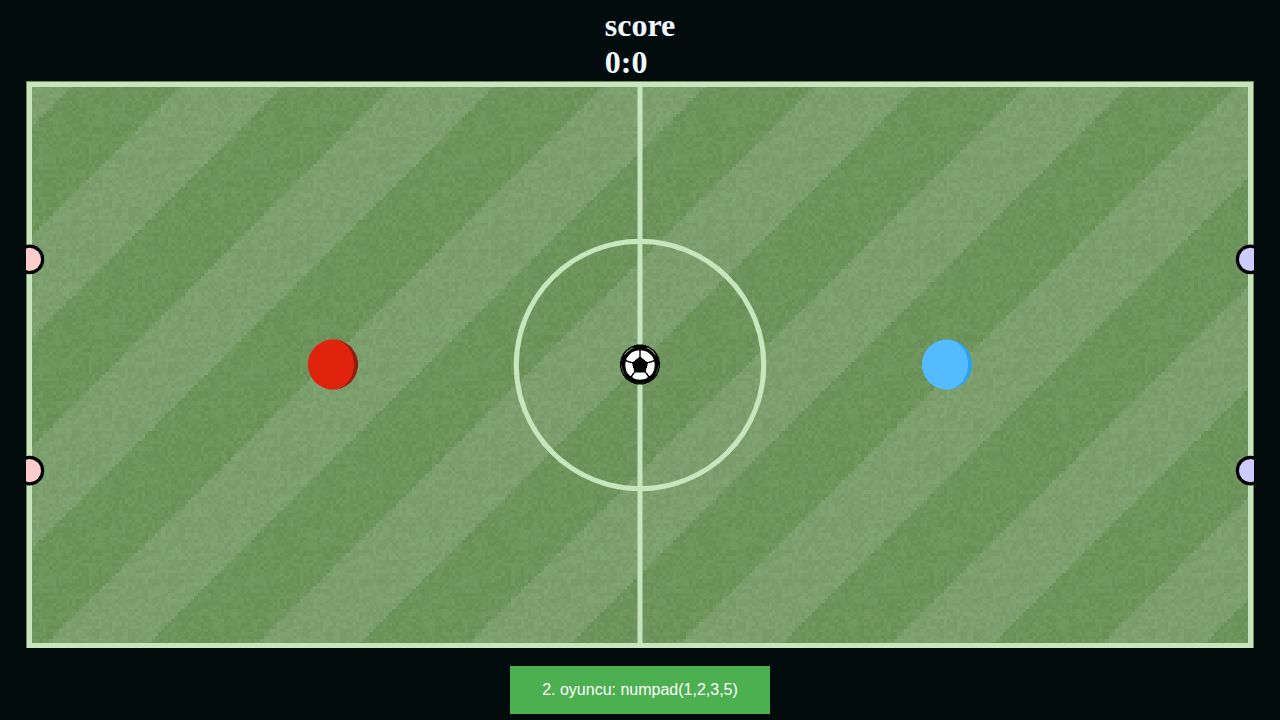 Soccer Game JS running on PLAY (desktop)